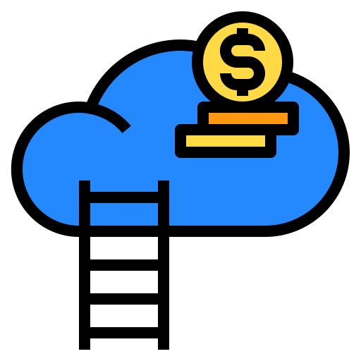 Cloud Payungkead Lineal Color icon