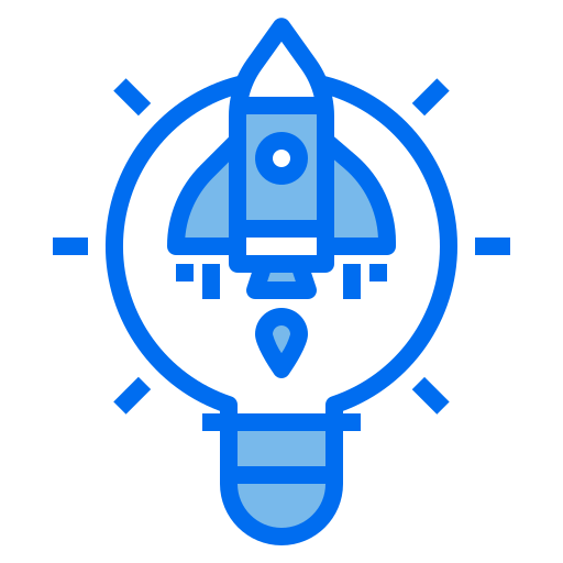 Lightbulb Payungkead Blue icon