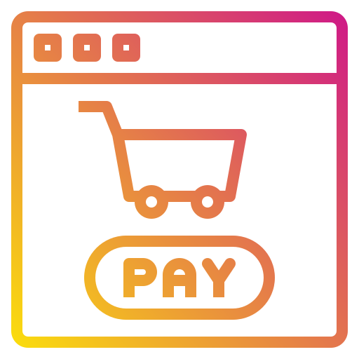 쇼핑 카트 Payungkead Gradient icon