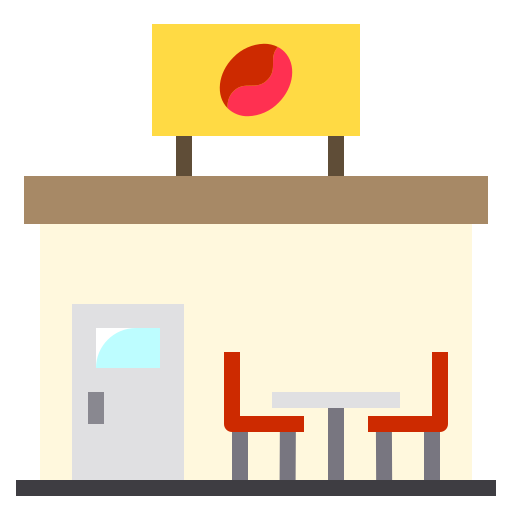 Cafetería Payungkead Flat icono