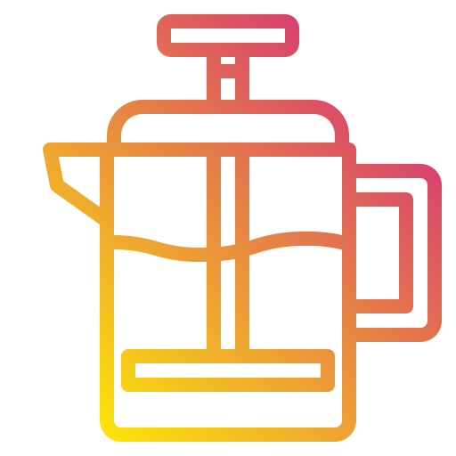 French press Payungkead Gradient icon