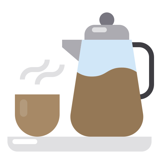 Coffee pot Payungkead Flat icon