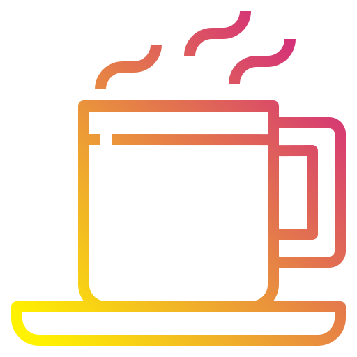 Coffee Payungkead Gradient icon