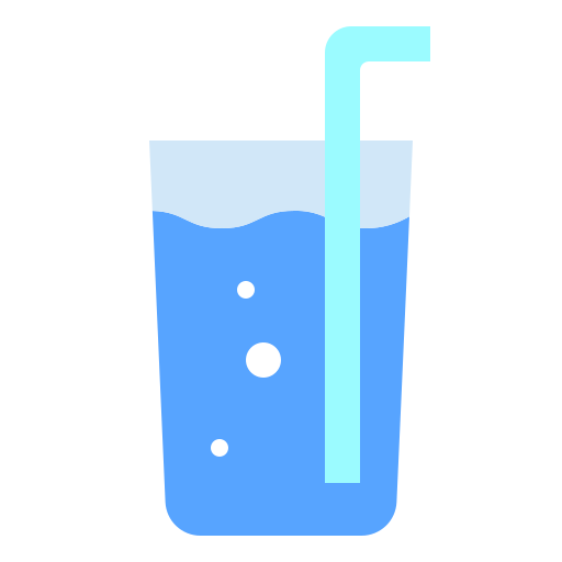 Vaso de agua Payungkead Flat icono