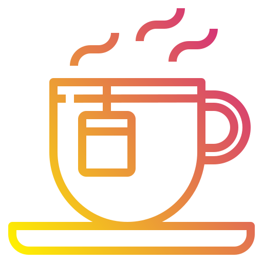 Tea cup Payungkead Gradient icon