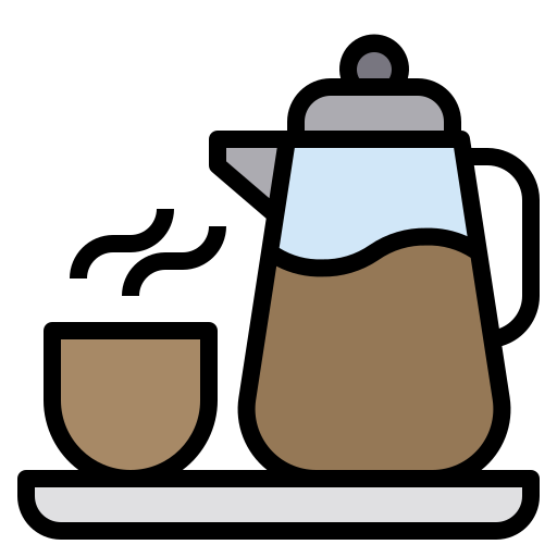 コーヒーポット Payungkead Lineal Color icon