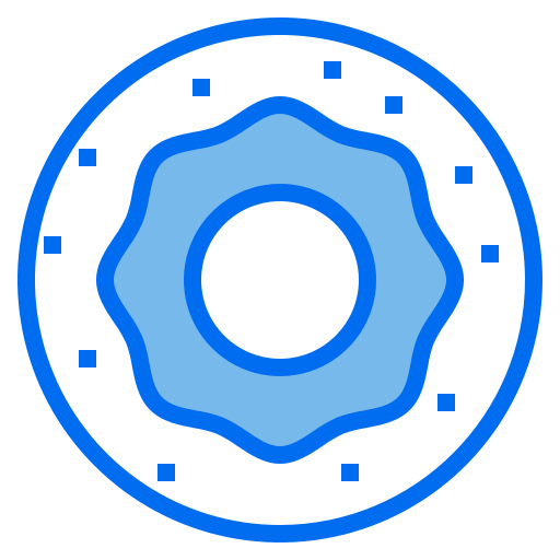 Donut Payungkead Blue icon