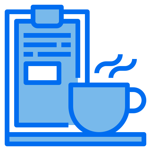 koffie menu Payungkead Blue icoon