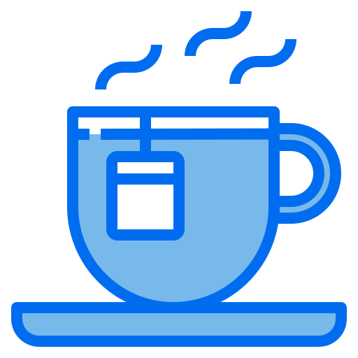 Tea cup Payungkead Blue icon