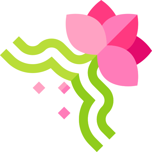 Floral design Basic Straight Flat icon