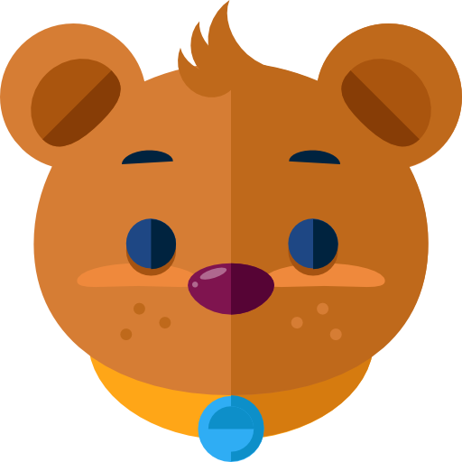 Teddy bear Roundicons Flat icon