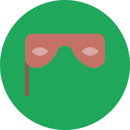 Mask Roundicons Circle flat icon