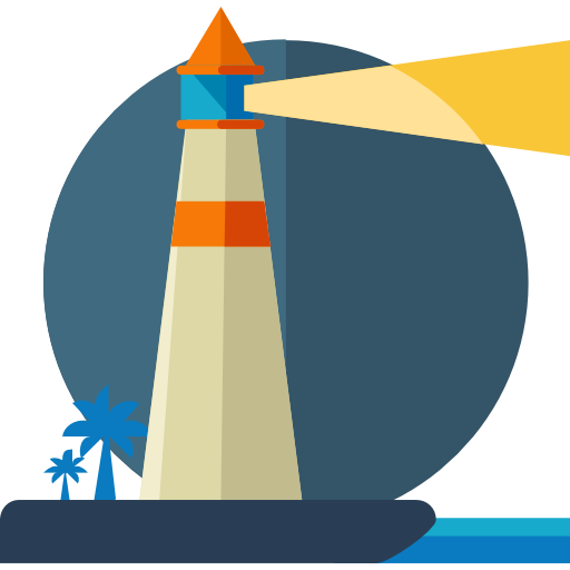 Lighthouse Roundicons Flat icon