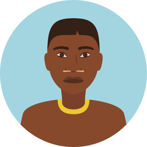 African Roundicons Circle flat icon