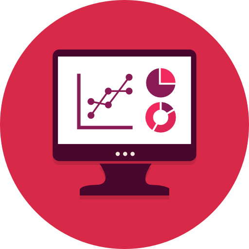 analytics Roundicons Circle flat Ícone