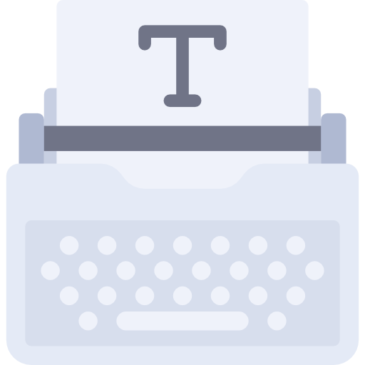 máquina de escribir Special Flat icono