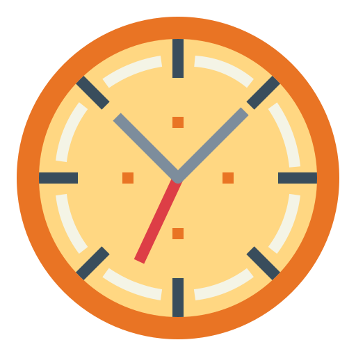 Reloj Smalllikeart Flat icono