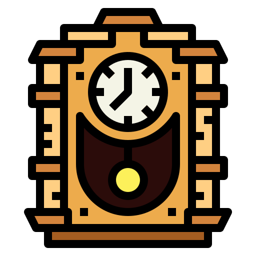 часы с кукушкой Smalllikeart Lineal Color иконка