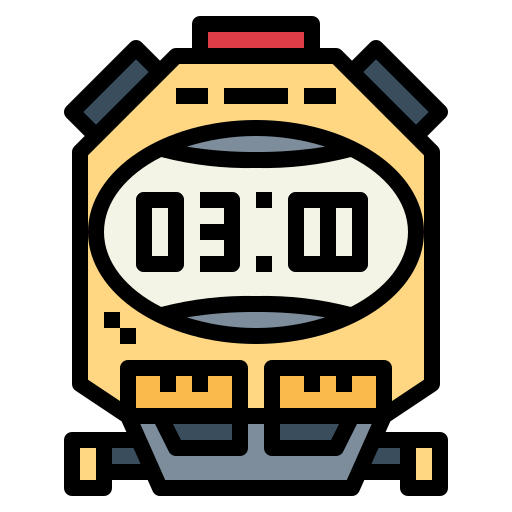 Stopwatch Smalllikeart Lineal Color icon