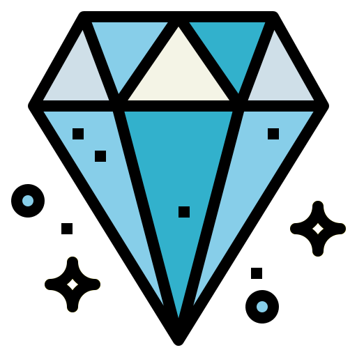 diamante Smalllikeart Lineal Color icona