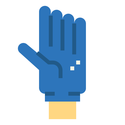 Glove Smalllikeart Flat icon