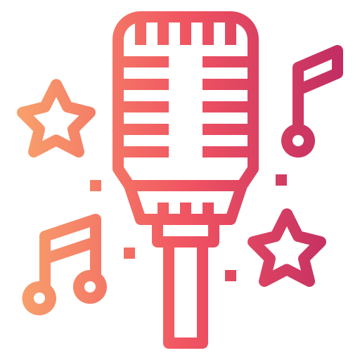 mikrofon Smalllikeart Gradient icon