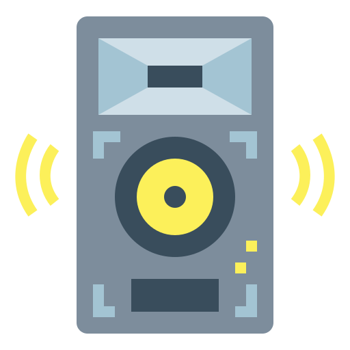 głośniki Smalllikeart Flat ikona