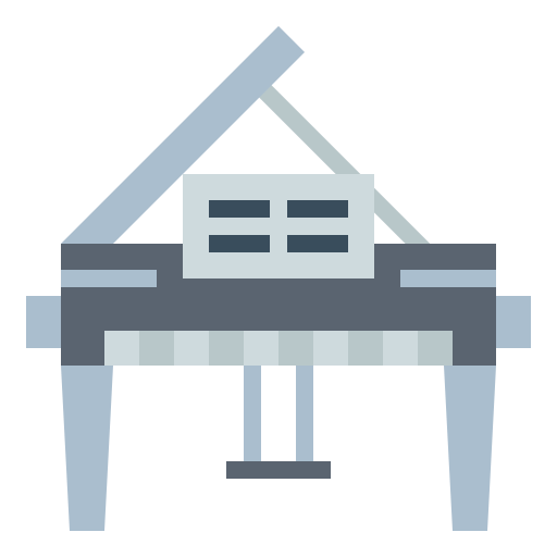 ピアノ Smalllikeart Flat icon