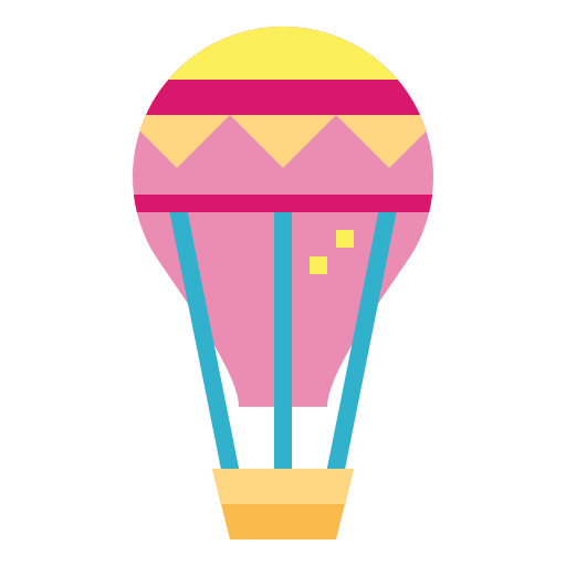 Air balloon Smalllikeart Flat icon