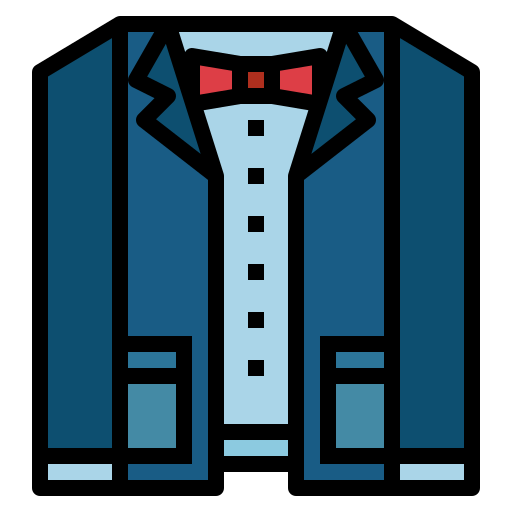 Suit Smalllikeart Lineal Color icon