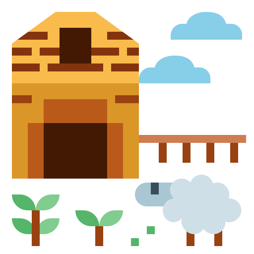 Овцеводческая ферма Smalllikeart Flat иконка