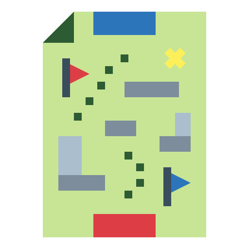 mapy Smalllikeart Flat ikona