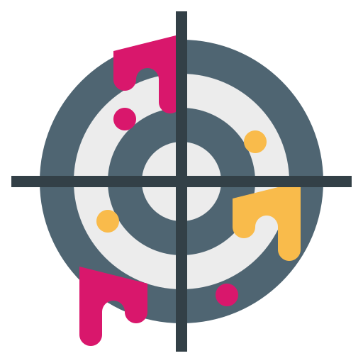 Sniper Smalllikeart Flat icon