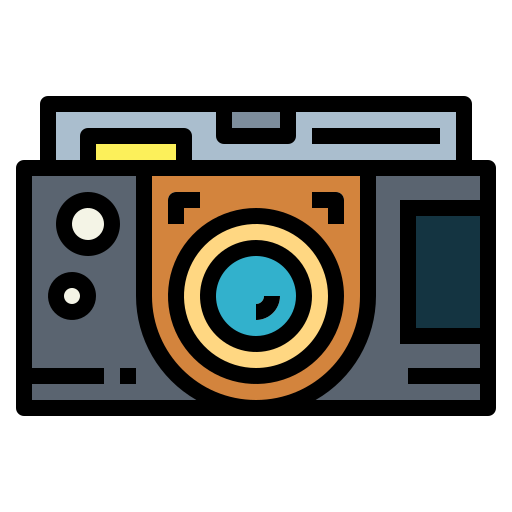 kamera Smalllikeart Lineal Color ikona