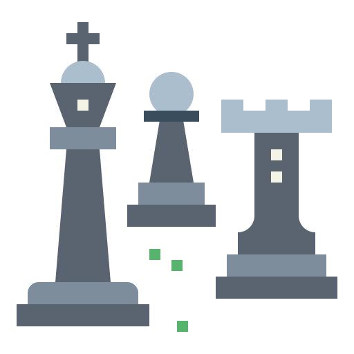 schaken Smalllikeart Flat icoon