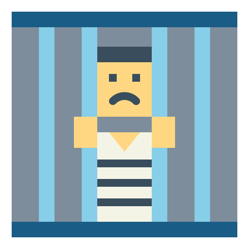 Jail Smalllikeart Flat icon