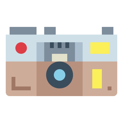 camera Smalllikeart Flat icoon