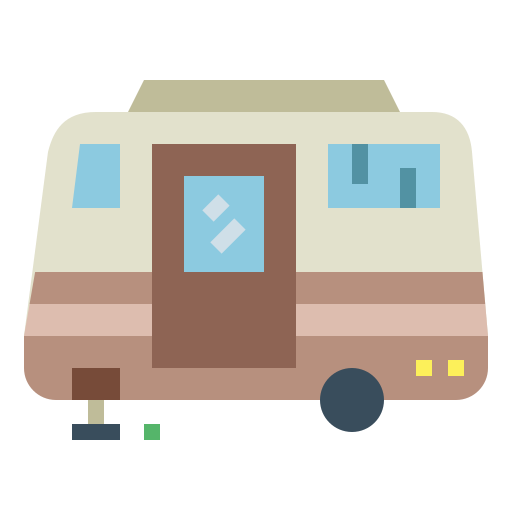 caravan Smalllikeart Flat icoon