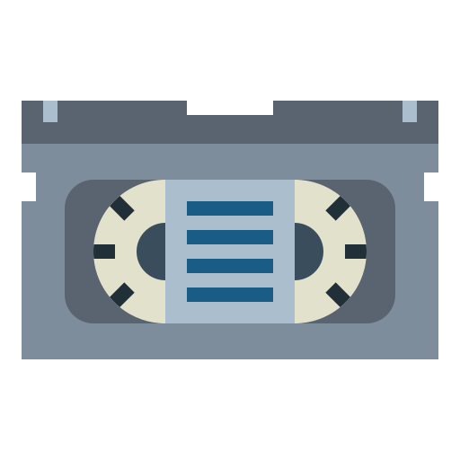 vhs Smalllikeart Flat icon