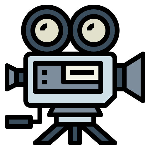 videocamera Smalllikeart Lineal Color icona