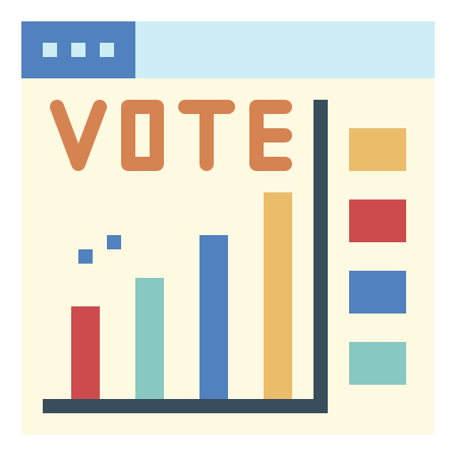 sondage Smalllikeart Flat Icône