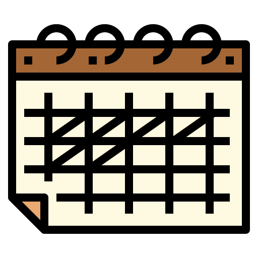 kalender Smalllikeart Lineal Color icon