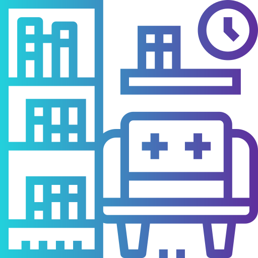 図書館 Smalllikeart Gradient icon