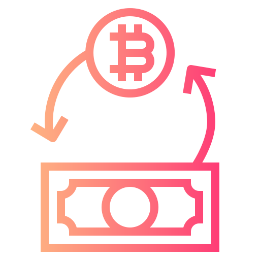 Exchange Smalllikeart Gradient icon