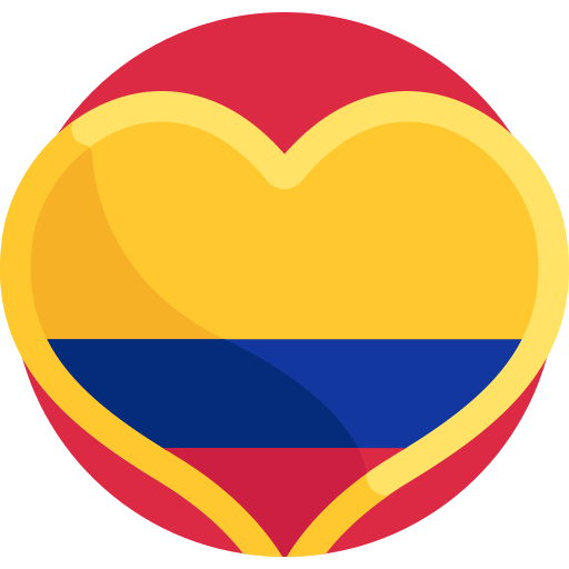 colombia Detailed Flat Circular Flat icona