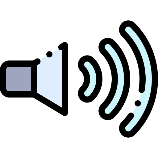 Noise pollution Detailed Rounded Lineal color icon