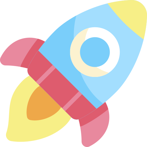 ロケット Kawaii Flat icon