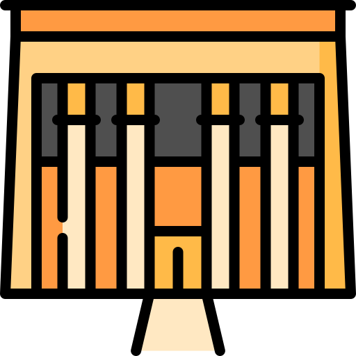 tempel des hutmachers Special Lineal color icon