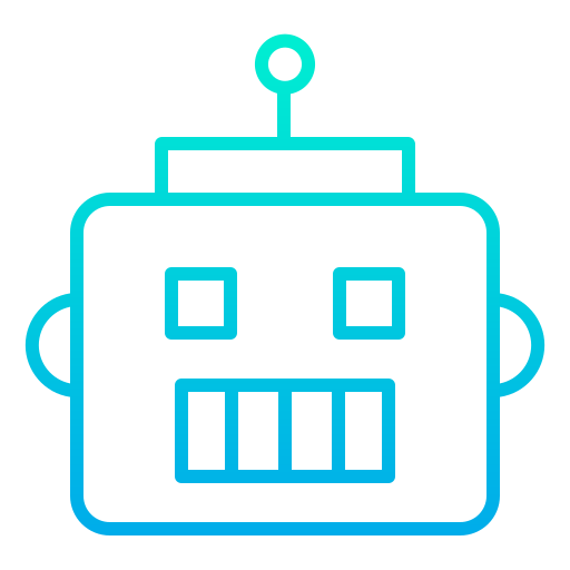 roboter Kiranshastry Gradient icon