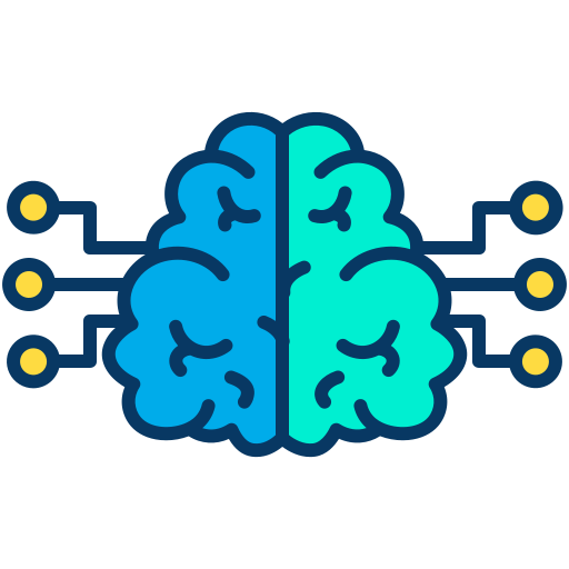 뇌 Kiranshastry Lineal Color icon